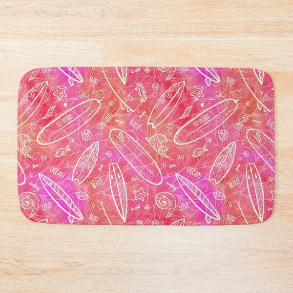 Item preview, Red watercolor doodle surfing boards designed and sold by 1enchik.