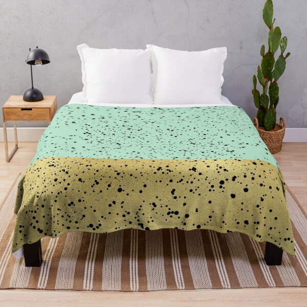 Item preview, Black dots on a green and golden background designed and sold by Jenmag.