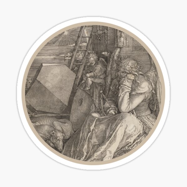 Item preview, Albrecht Durer - Melencolia designed and sold by ColorfulMystic.