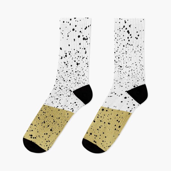 Item preview, Black dots on white and golden background designed and sold by Jenmag.