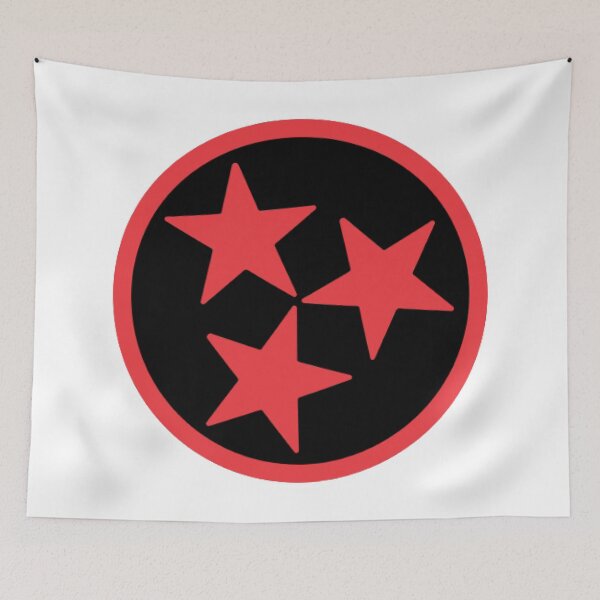 Item preview, Black & Red Tri-Star designed and sold by tennessee-carly.