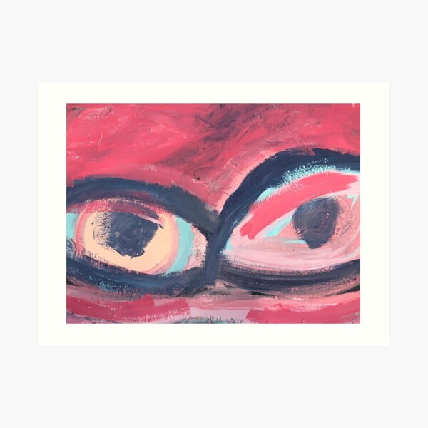Pink Eye Art Print