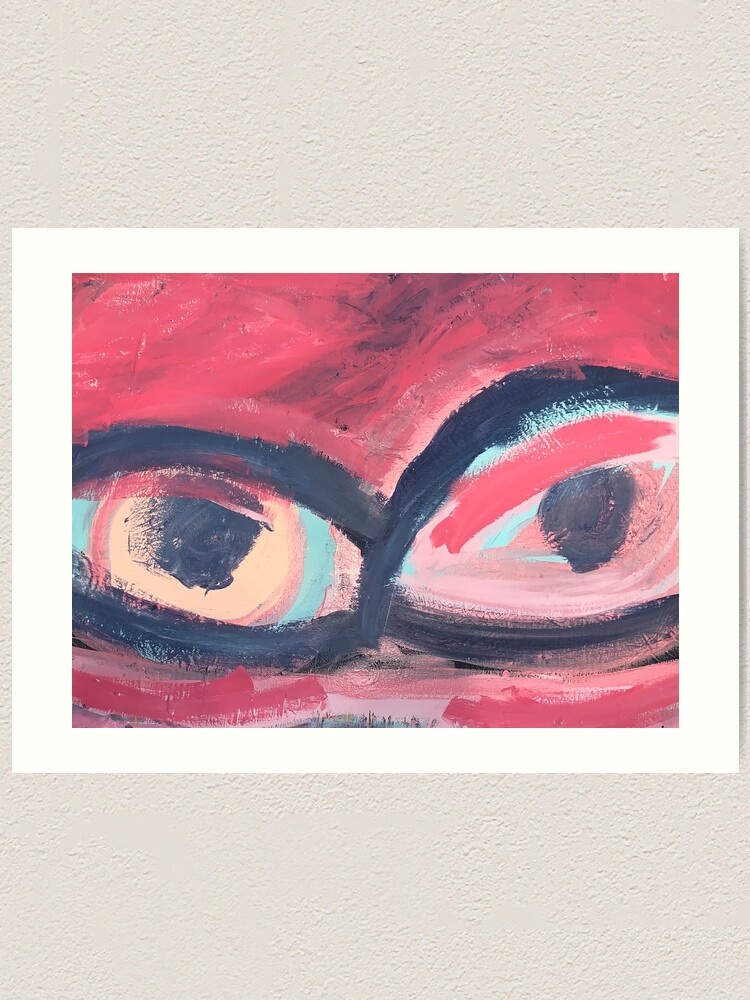 Alternate view of Pink Eye Art Print