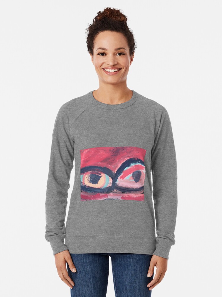 Alternate view of Pink Eye Lightweight Sweatshirt