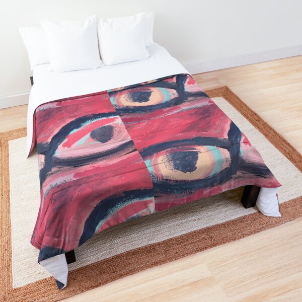 Pink Eye Comforter