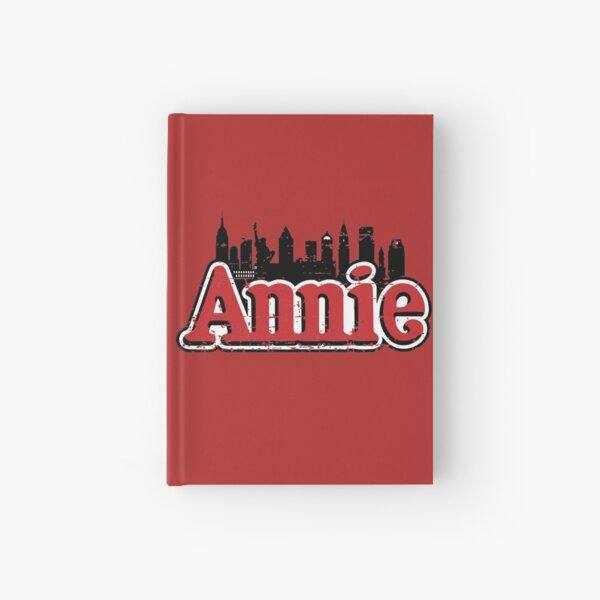 Annie Distressed New York Skyline Urban Grit Hardcover Journal
