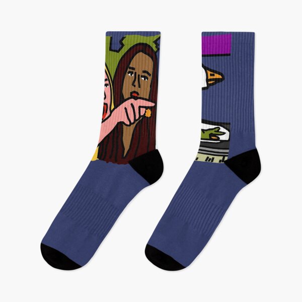 Item preview, Woman Yelling at Cat Memes with Indifferent Goose designed and sold by ellenhenry.