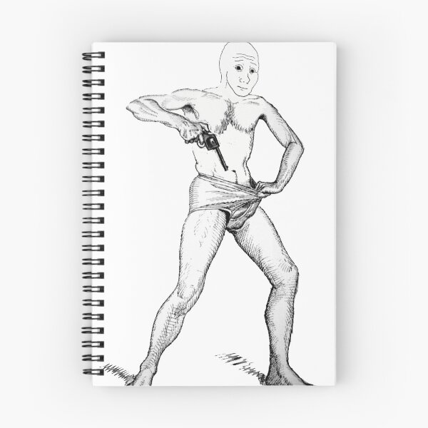 Item preview, Wojak pulling a g*n on himself designed and sold by SuburbanLife.