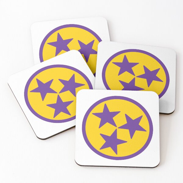 Item preview, Gold & Purple Tri-Star designed and sold by tennessee-carly.