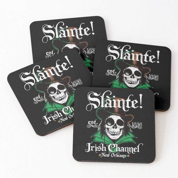Item preview, Slainte Irish Channel New Orleans St Patricks Day Skull designed and sold by AugustDesign.