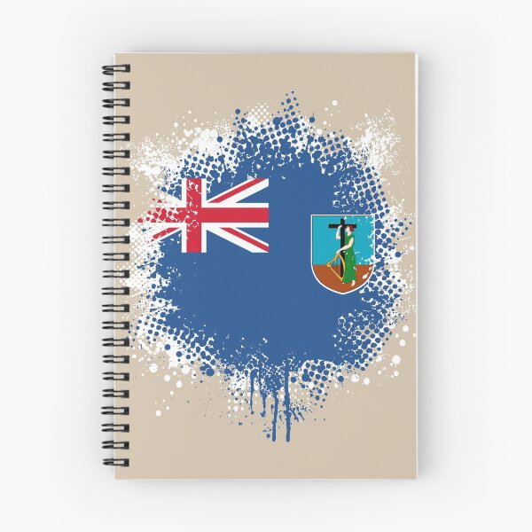 Aperçu de l'œuvre Flag of Montserrat - Splat créée et vendue par pixelinga.