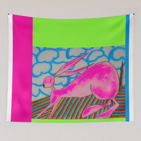 Artikelvorschau, LAUFENDER HASE h1522 entworfen und verkauft von Hares & Critters.