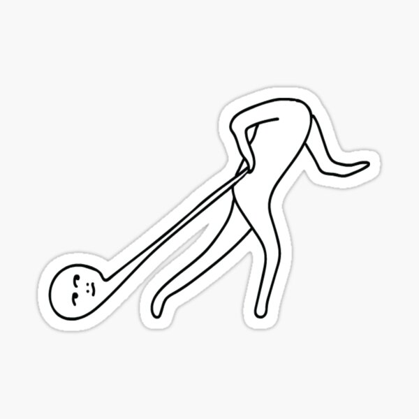 Head Drag Sticker