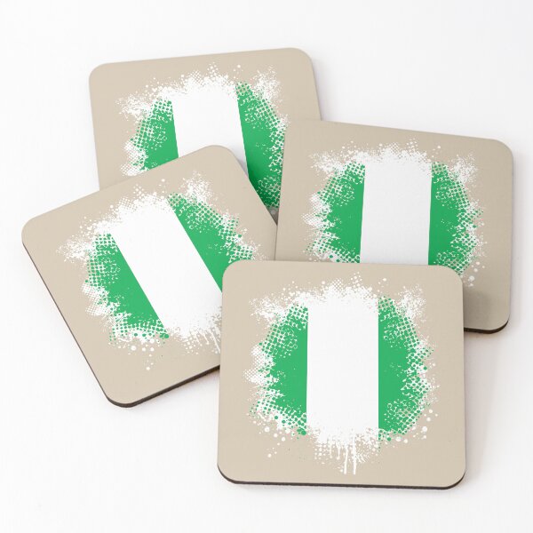 Item preview, Flag of Nigeria - Splat designed and sold by pixelinga.