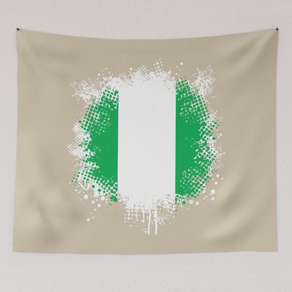 Item preview, Flag of Nigeria - Splat designed and sold by pixelinga.