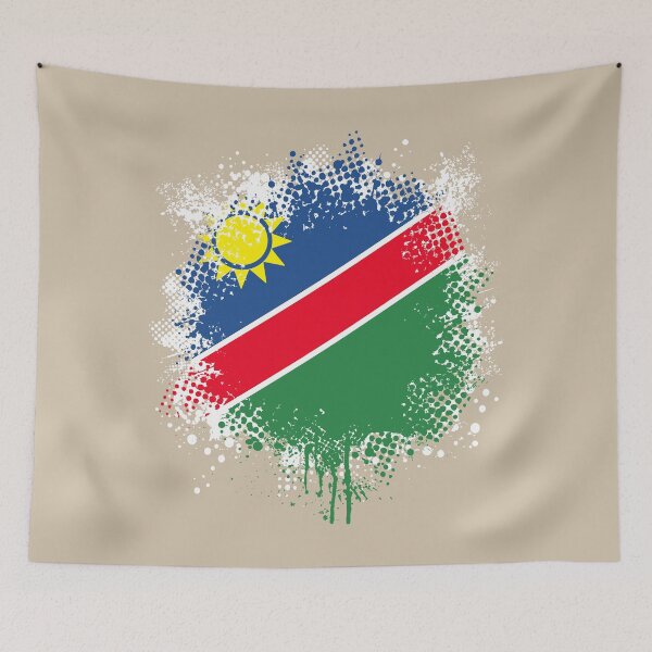 Item preview, Flag of Namibia - Splat designed and sold by pixelinga.
