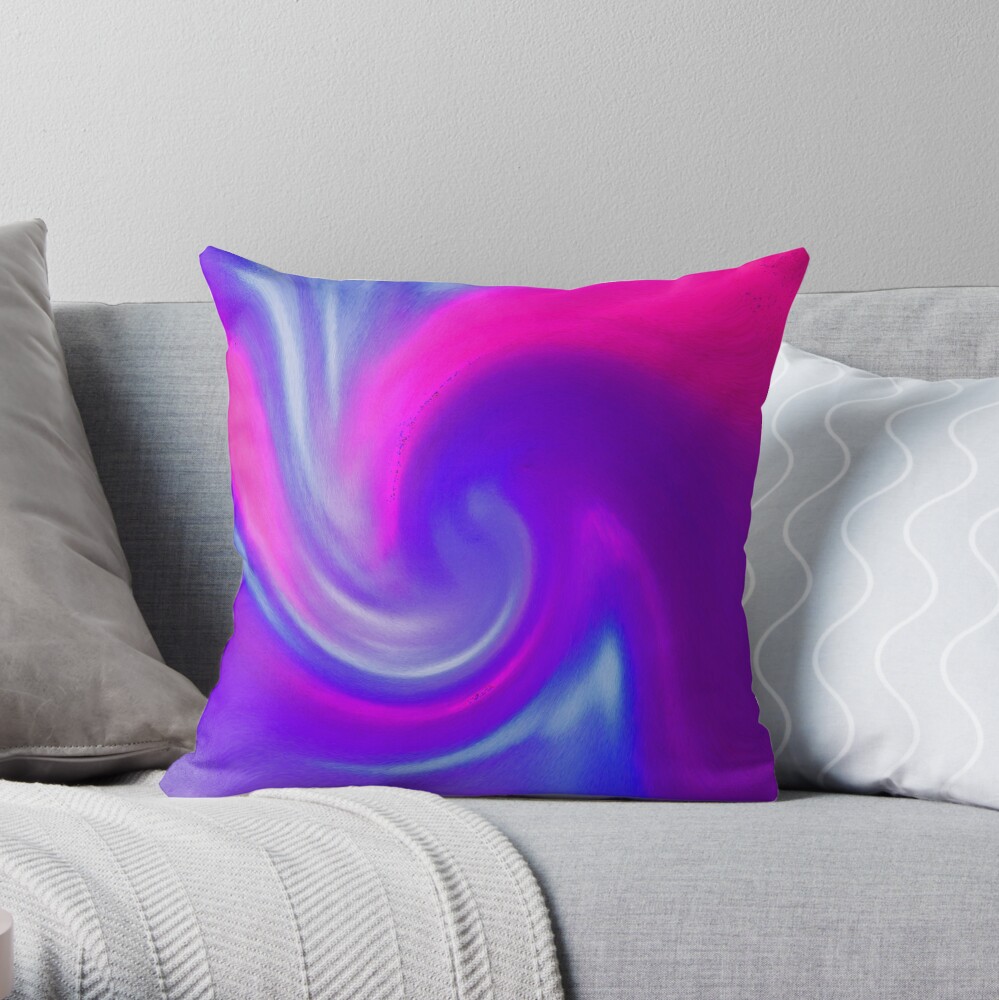 Wave of Bliss! Throw Pillow