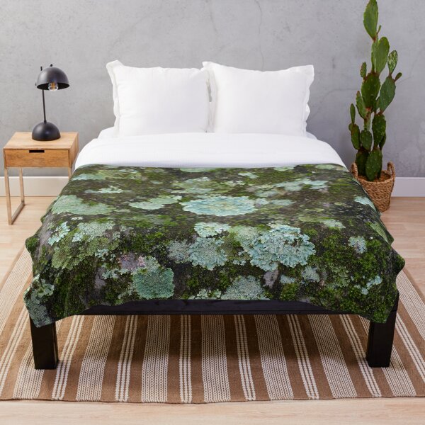 Lichen Tapestry Throw Blanket