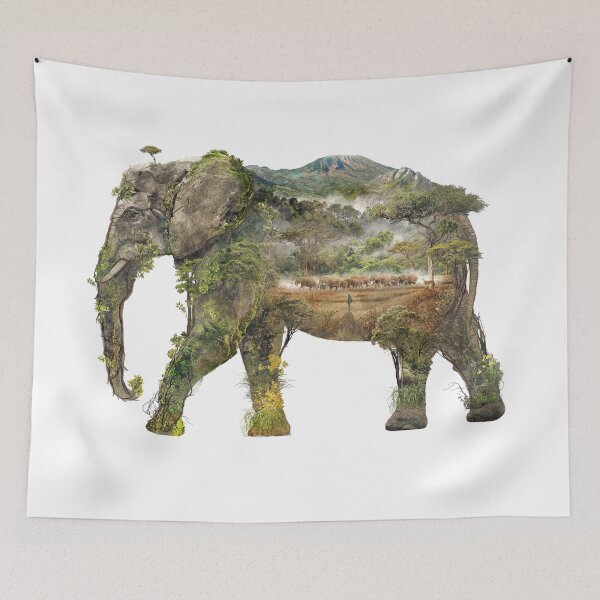 Item preview, African Elephant designed and sold by barrettbiggers.