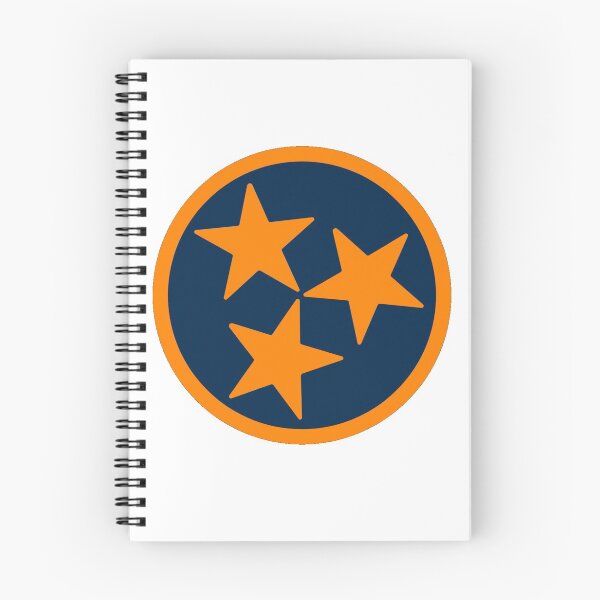 Item preview, Navy & Orange Tri-Star designed and sold by tennessee-carly.