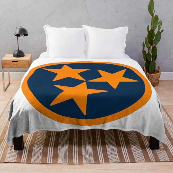 Item preview, Navy & Orange Tri-Star designed and sold by tennessee-carly.
