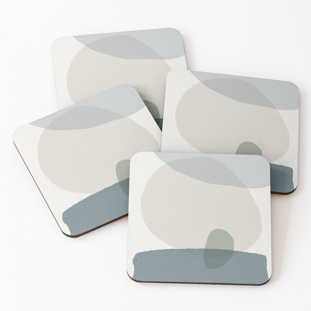 Mid Century Minimalist Coasters (Set of 4)