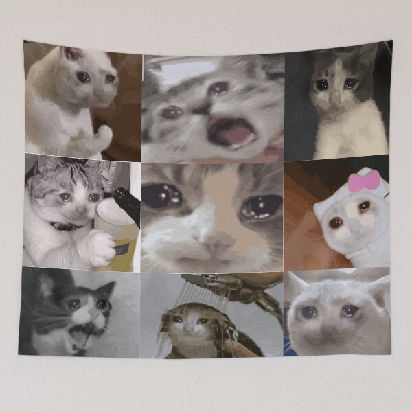 Item preview, Crying Cat designed and sold by meme design.