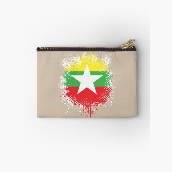 Item preview, Flag of Myanmar - Splat designed and sold by pixelinga.