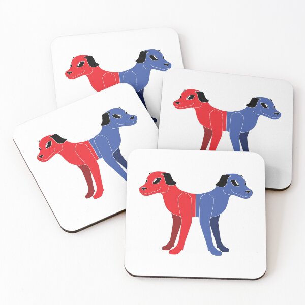 Item preview, Red-Blue Dog Thing designed and sold by Jinxcat13.