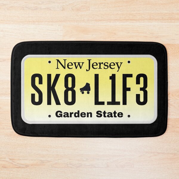 Item preview, Skate Life - New Jersey License Plate designed and sold by sbdigital.