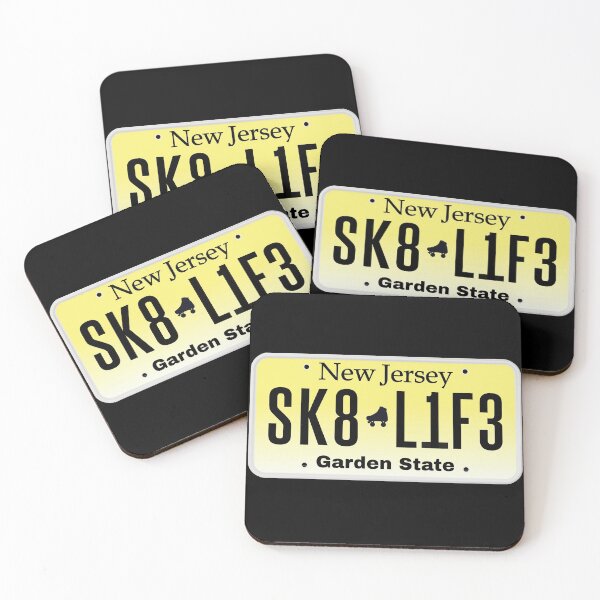 Item preview, Skate Life - New Jersey License Plate designed and sold by sbdigital.