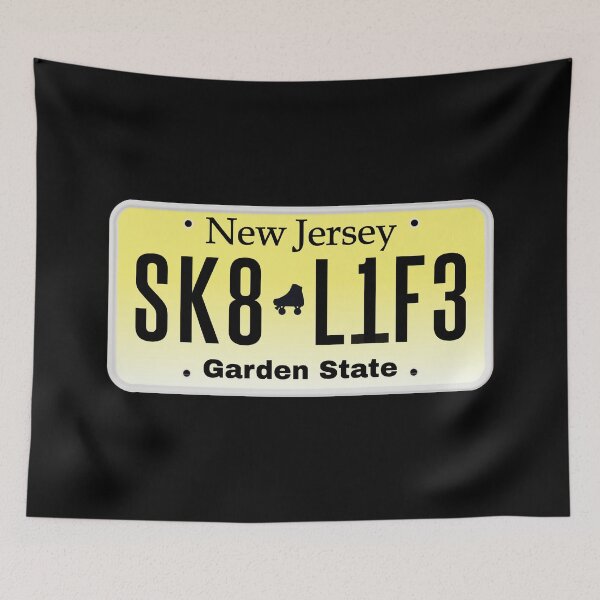Item preview, Skate Life - New Jersey License Plate designed and sold by sbdigital.
