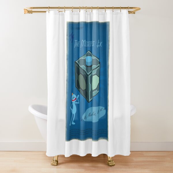 Mr. Meeseeks Retro Ad Shower Curtain