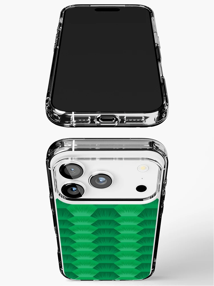 Thumbnail 3 of 5, iPhone Case, Green Turtle Shell Pattern designed and sold by WildRose271.