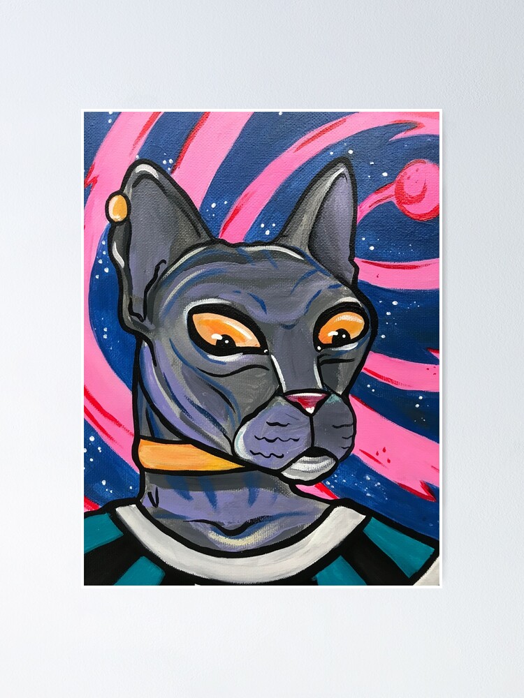 "Lord Beerus. In real life." Poster for Sale by Stolensouljess Redbubble