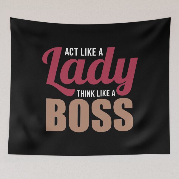 Item preview, Act Like A Lady Think Like a Boss designed and sold by tonstan.