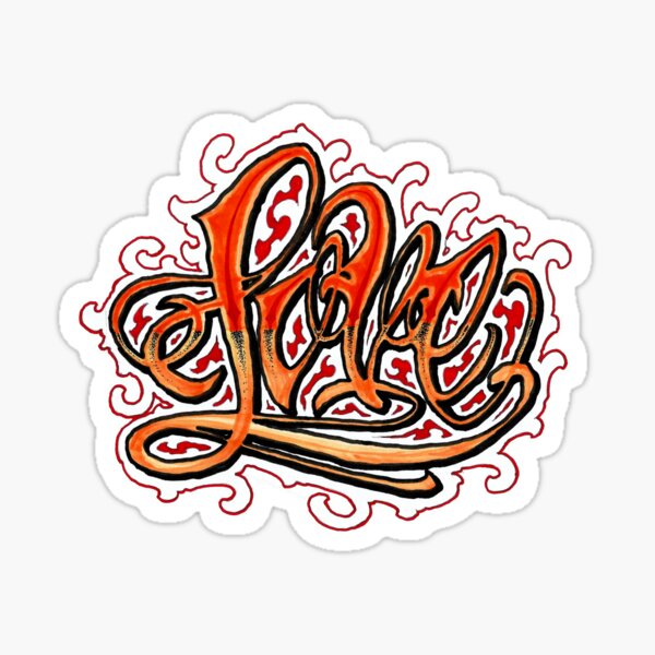 Love or hate but there should be more love Sticker
