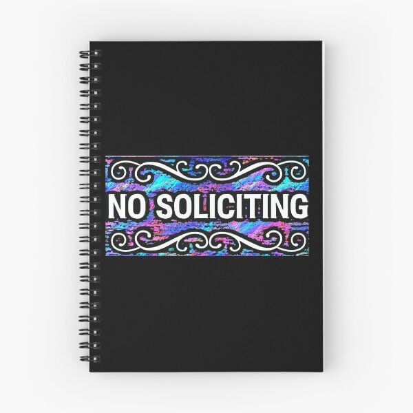 Item preview, No Soliciting  designed and sold by novelnebula.
