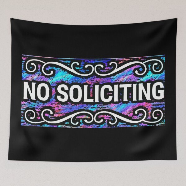 Item preview, No Soliciting  designed and sold by novelnebula.