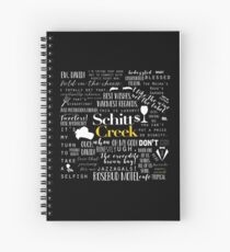 Schitt's Creek Memorable Quotes Spiral Notebook