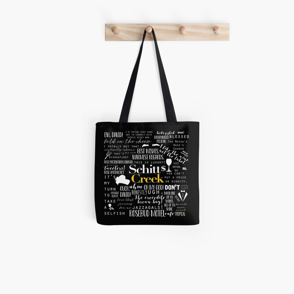 Schitt's Creek Memorable Quotes Tote Bag