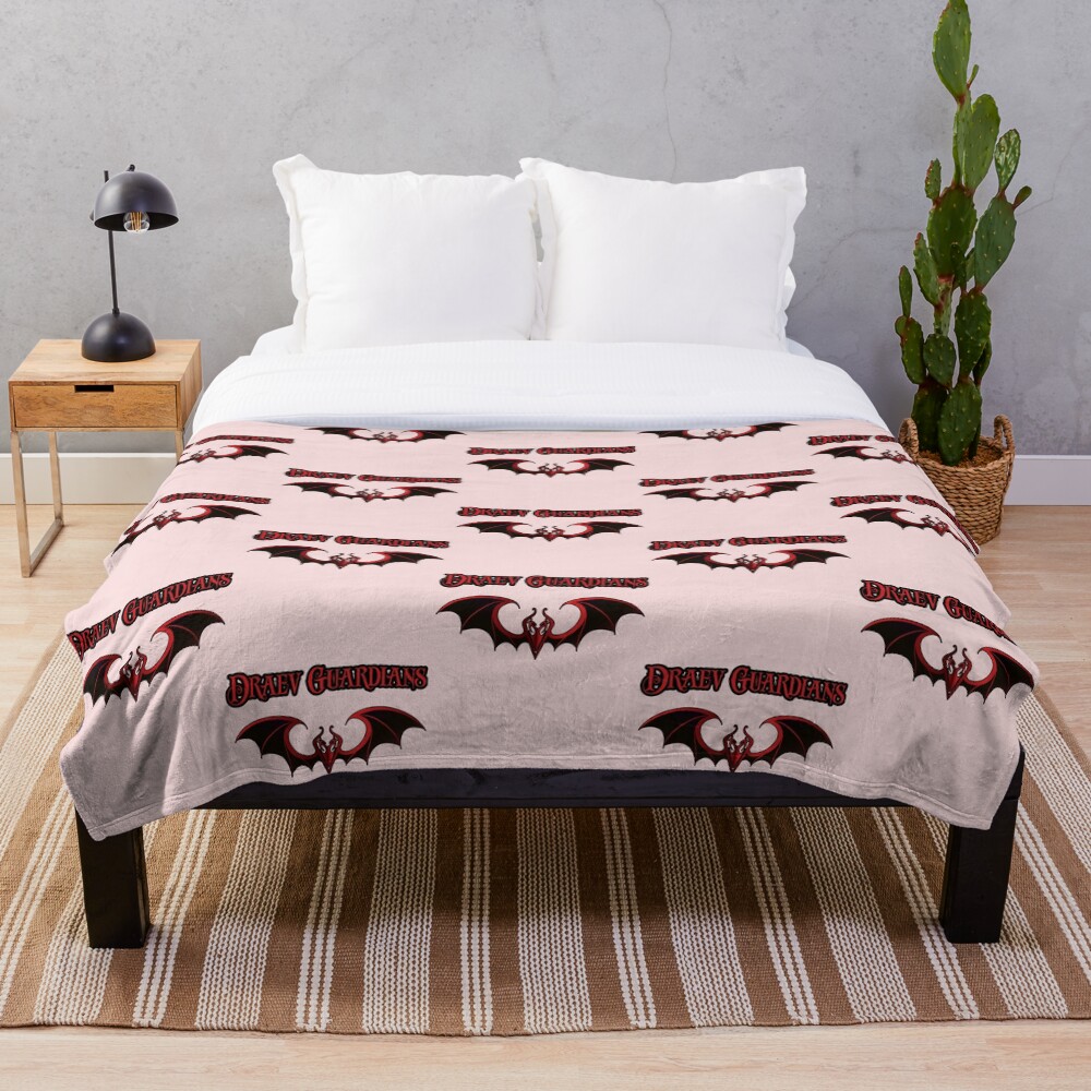 Draev Guardians wing symbol Throw Blanket