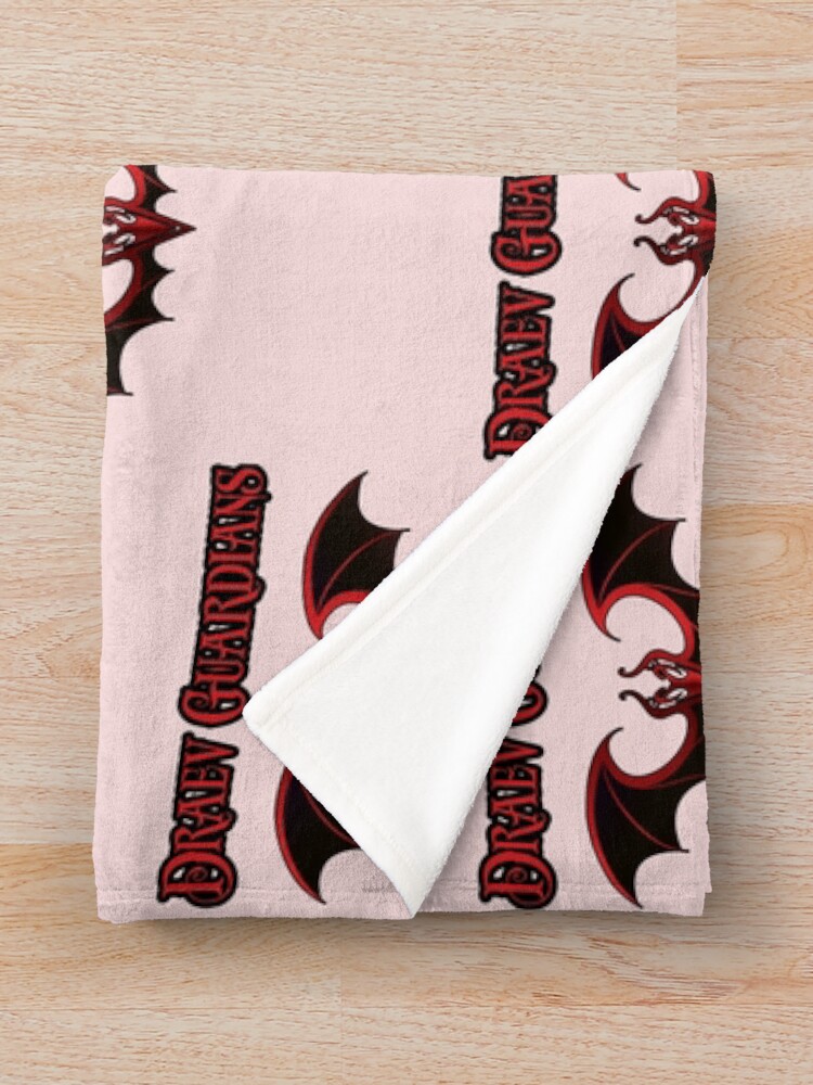Alternate view of Draev Guardians wing symbol Throw Blanket