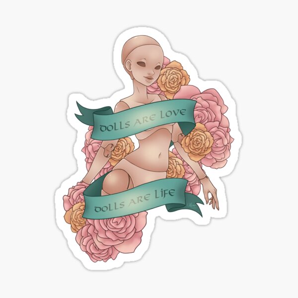 Item preview, Dolls are Love Dolls are Life - Green V2 designed and sold by Fayth-x.