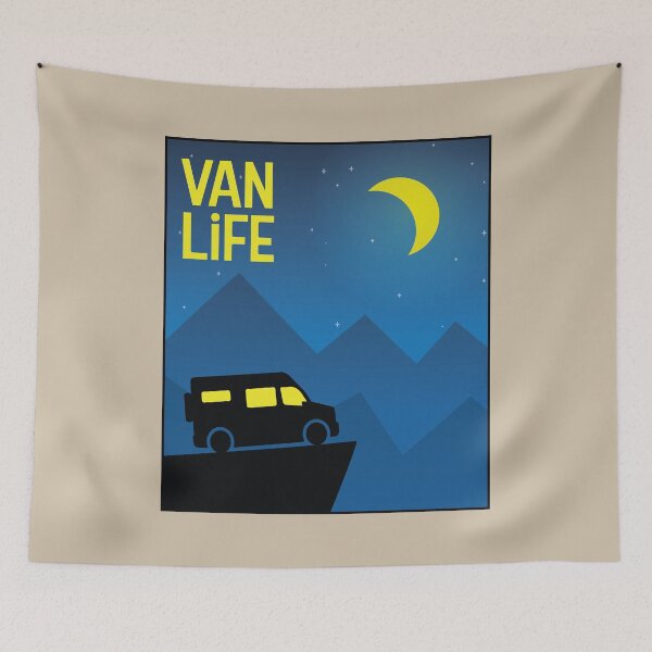 Item preview, Van on a Cliff - Van Life designed and sold by pixelinga.