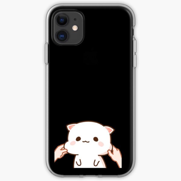 Mochi Mochi Peach Cat iPhone Soft Case