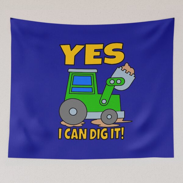 Item preview, Kids Green Farm Tractor Digger Funny Saying Farmer Vehicle Gift designed and sold by Maljonic.
