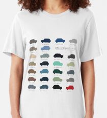 Austin Mini classic - 60er Jahre Original-Autofarben Slim Fit T-Shirt