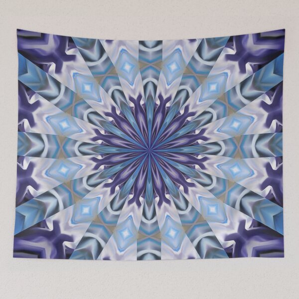 Item preview, Winter abstract mandala designed and sold by VWDigitalPaint.