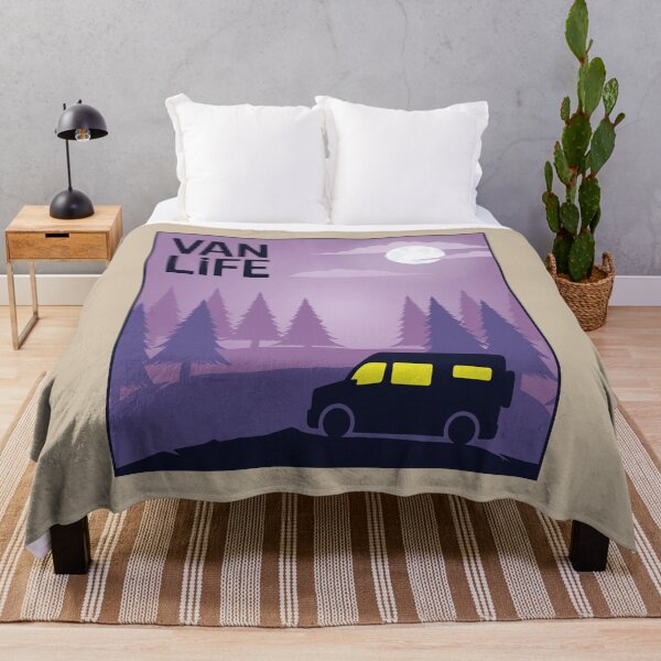 Item preview, Van in the Pink Forest - Van Life designed and sold by pixelinga.
